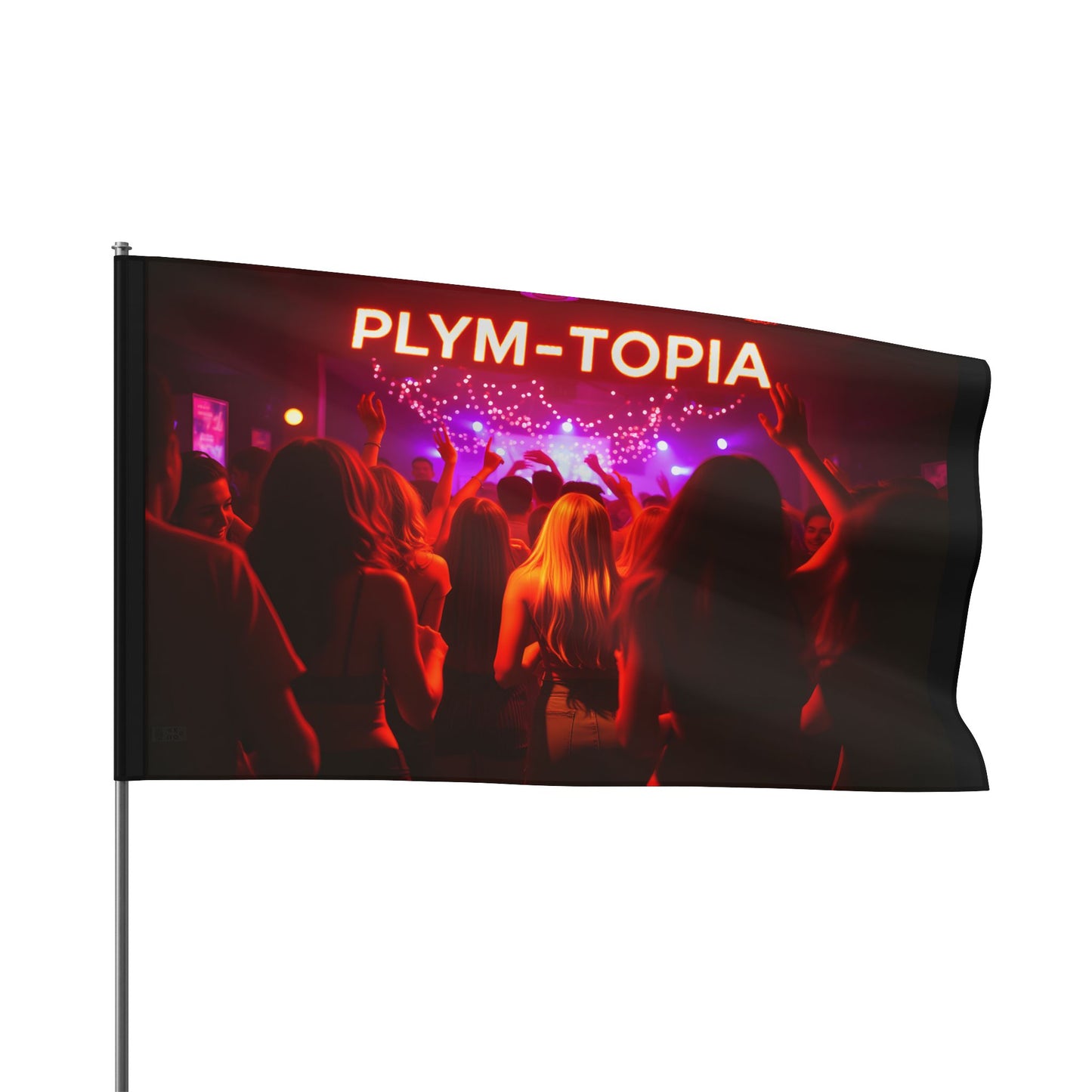 Plymtopia's: "Party Girl" Dorm Flag