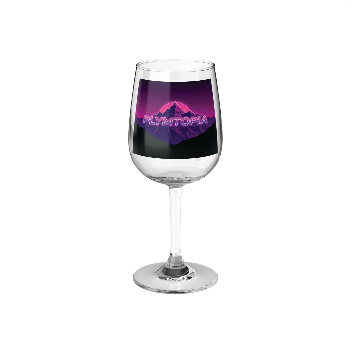 Plymtopia's: Wine Glass, 12oz